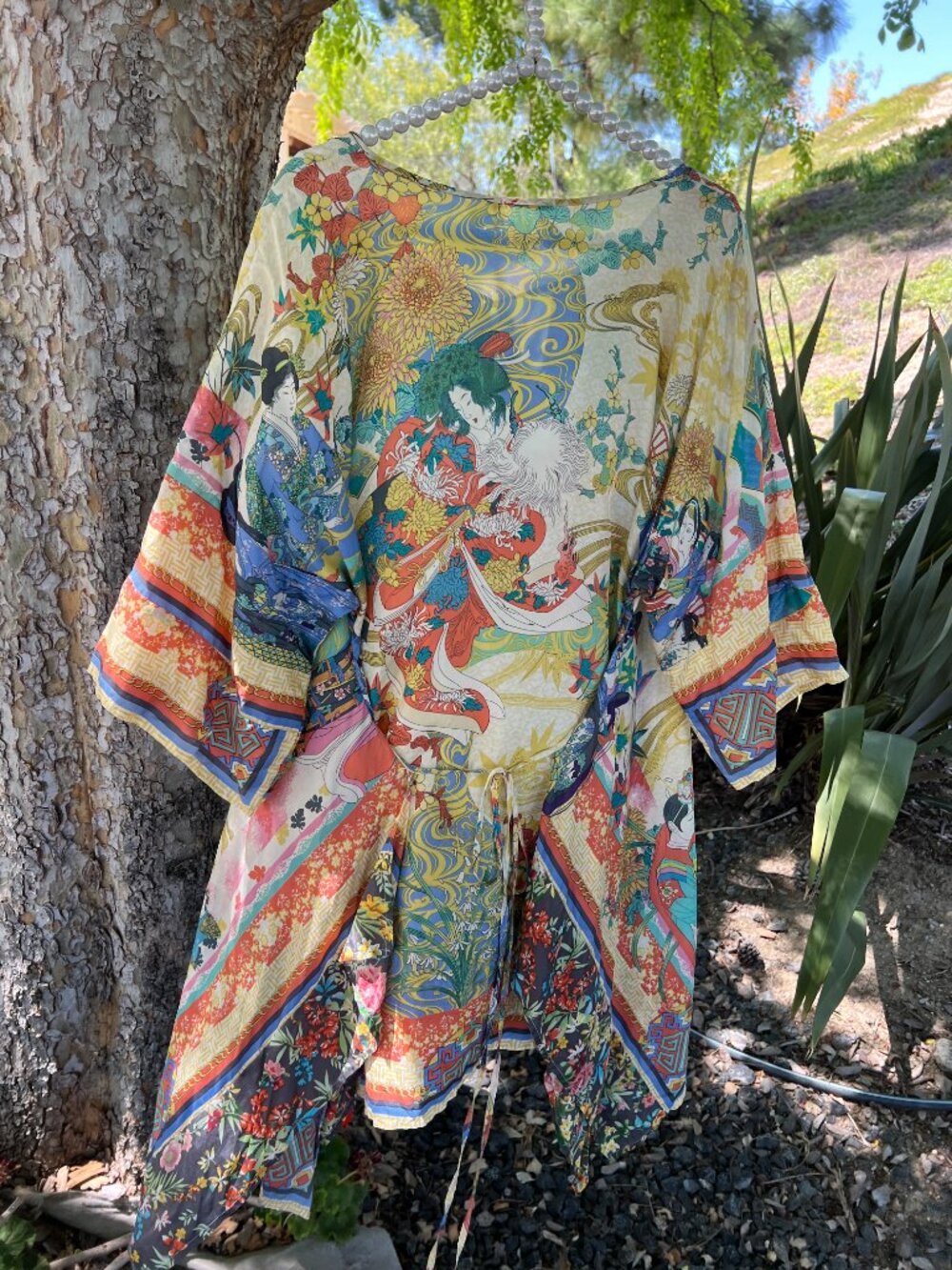 Johnny Was - Silk Tunic - Size 2XL - Picture 5 of 11